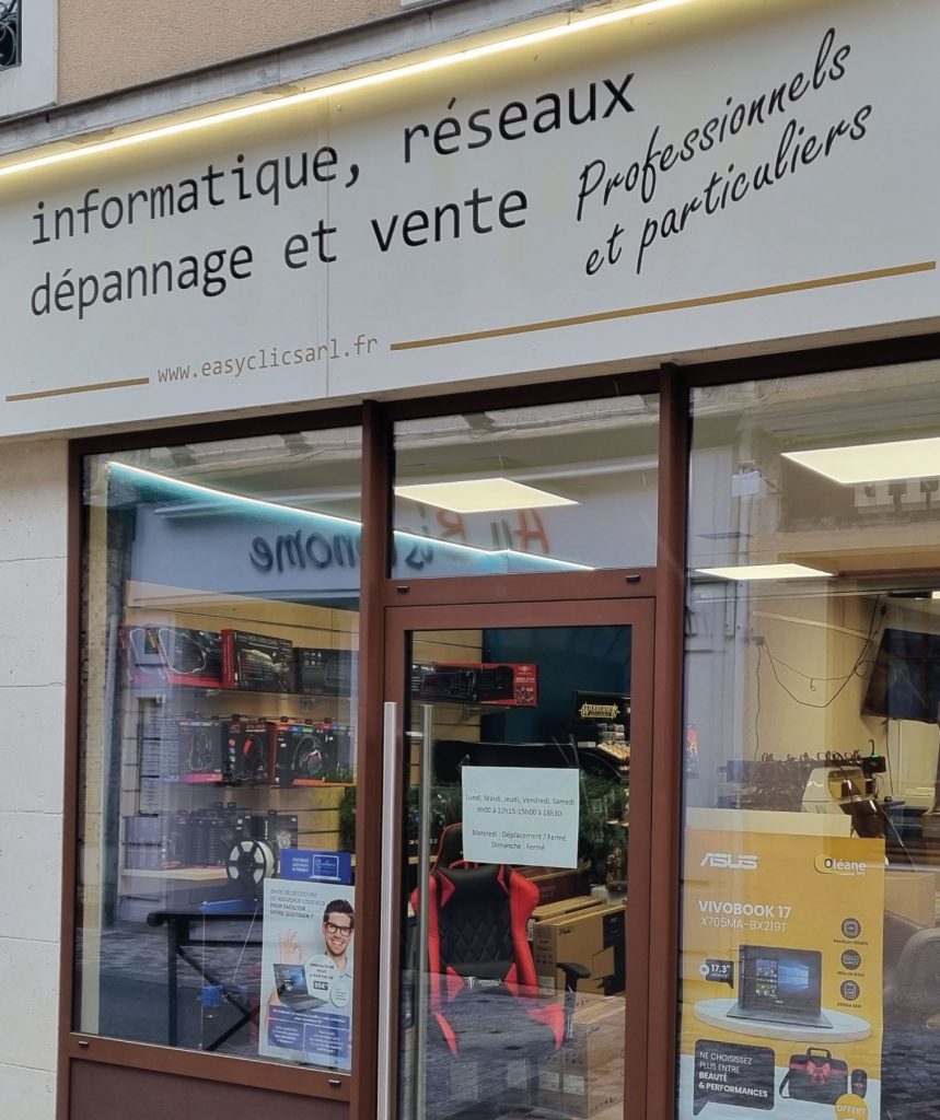 Vente de matériels informatiques (Tablettes, Ordinateurs, Imprimantes, Composants informatiques, carte, graphique, souris, clavier) à La Ferté-Bernard dans le Perche Sarthois -72